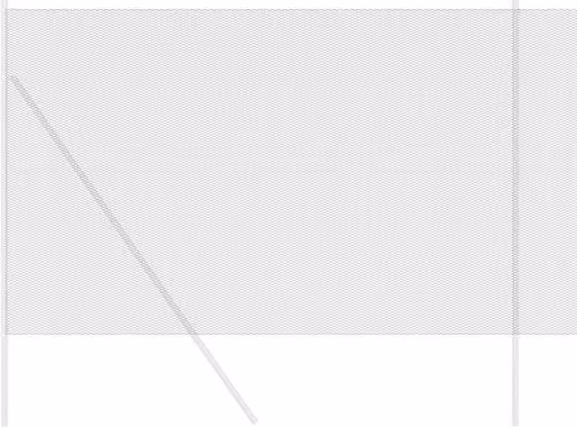 Berkfield Home Hexagon Steel Fence in Dark Grey, 1.5 x 50 m – 1