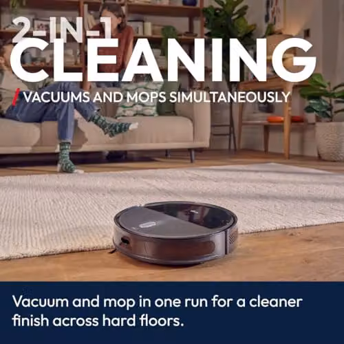 Hoover HG2 Hydro Pro Robot Vacuum Cleaner and Mop with Self-Cleaning Dock, Laser Navigation, Black – 2