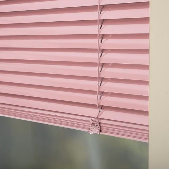 Premier Made To Measure 25mm Aluminium Venetian Blind in Pink Candyfloss