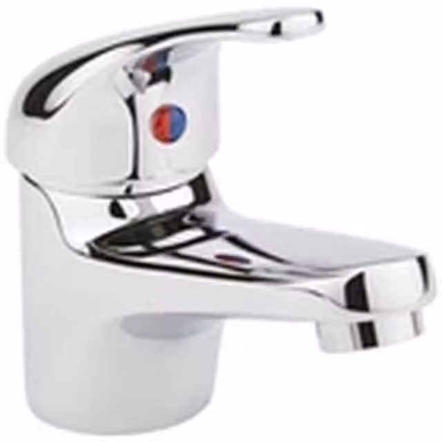 Havendro Single Lever Mono Mixer Basin Tap in Chrome Silver with Pop Up Waste