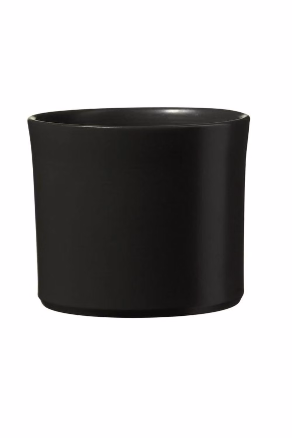 KDMD Miami Anthracite Ceramic Planter Pot in Black, Diameter: 18 cm – 2