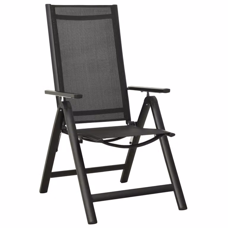 Berkfield Home Soft 5 Piece Bistro Set in Black and Anthracite