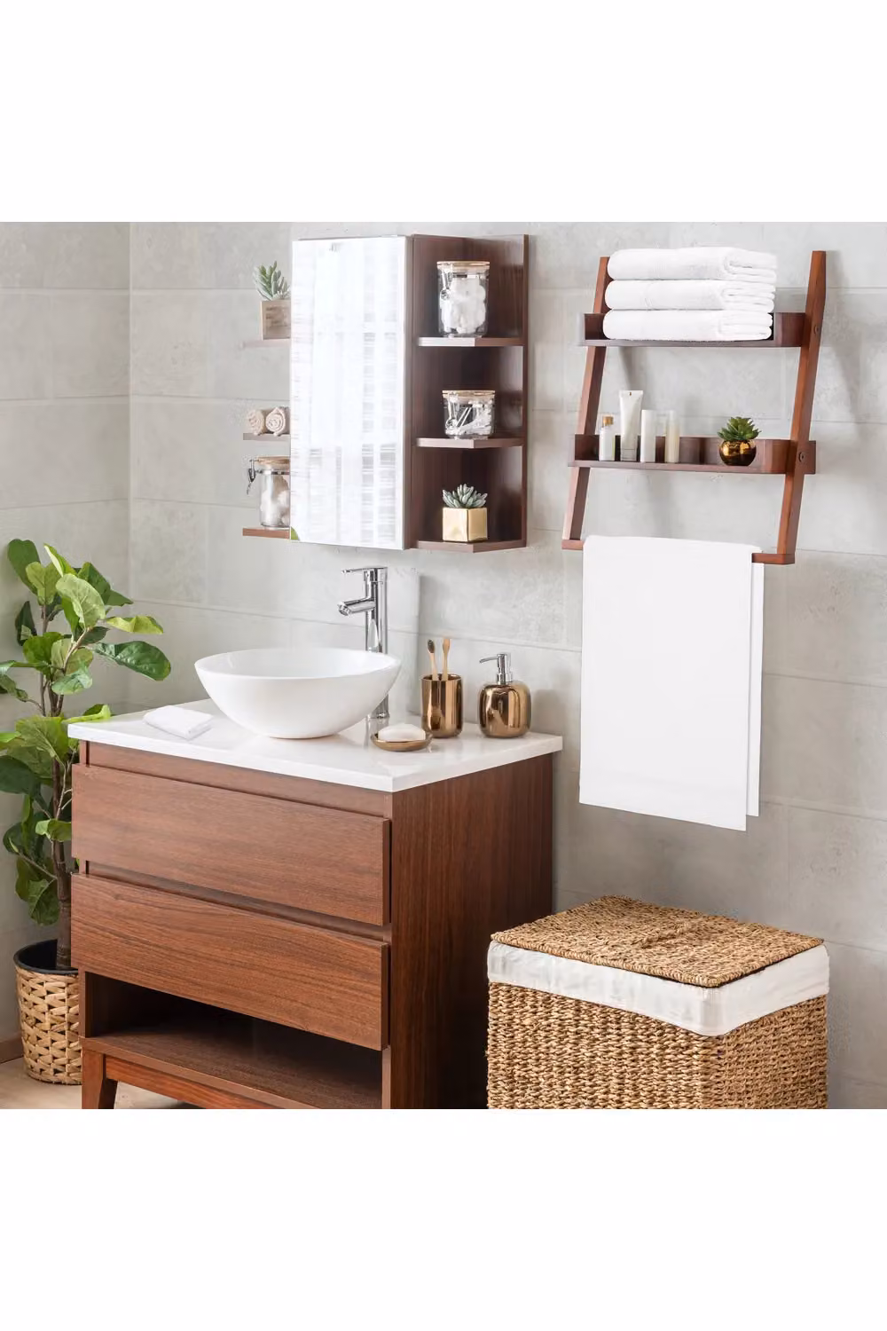 CityComfort 8 Piece Cotton Towel Set in White, 550GSM Highly Absorbent and Quick Drying – 3