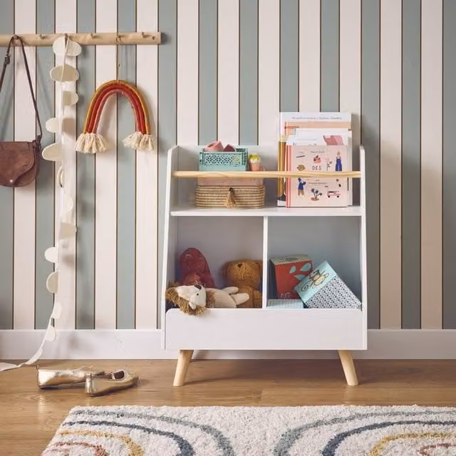 sweeek Storage Unit with 2 Compartments, White, W/D/H: 69.5 x 35.0 x 61.5 cm – 1