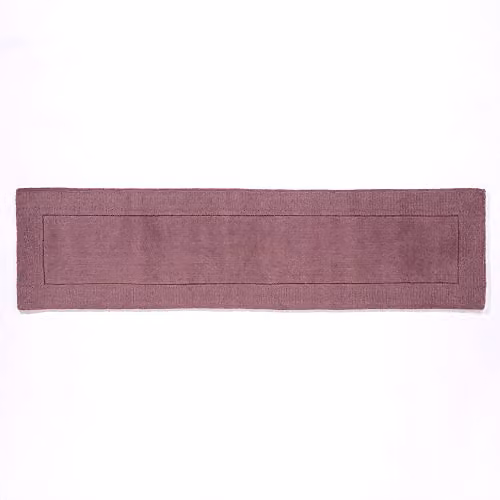 Esselle Esme Hand-Knotted Wool Runner in Pink/Purple, W: 60 cm, L: 230 cm