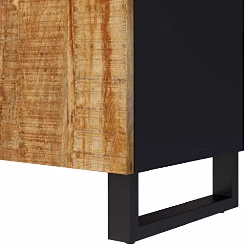 vidaXL Industrial TV Cabinet in Brown Acacia and Engineered Wood, W: 105 cm, D: 33.5 cm, H: 46 cm – 5