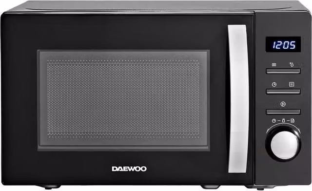 Daewoo 20L Digital Solo Microwave Oven, Black – 1