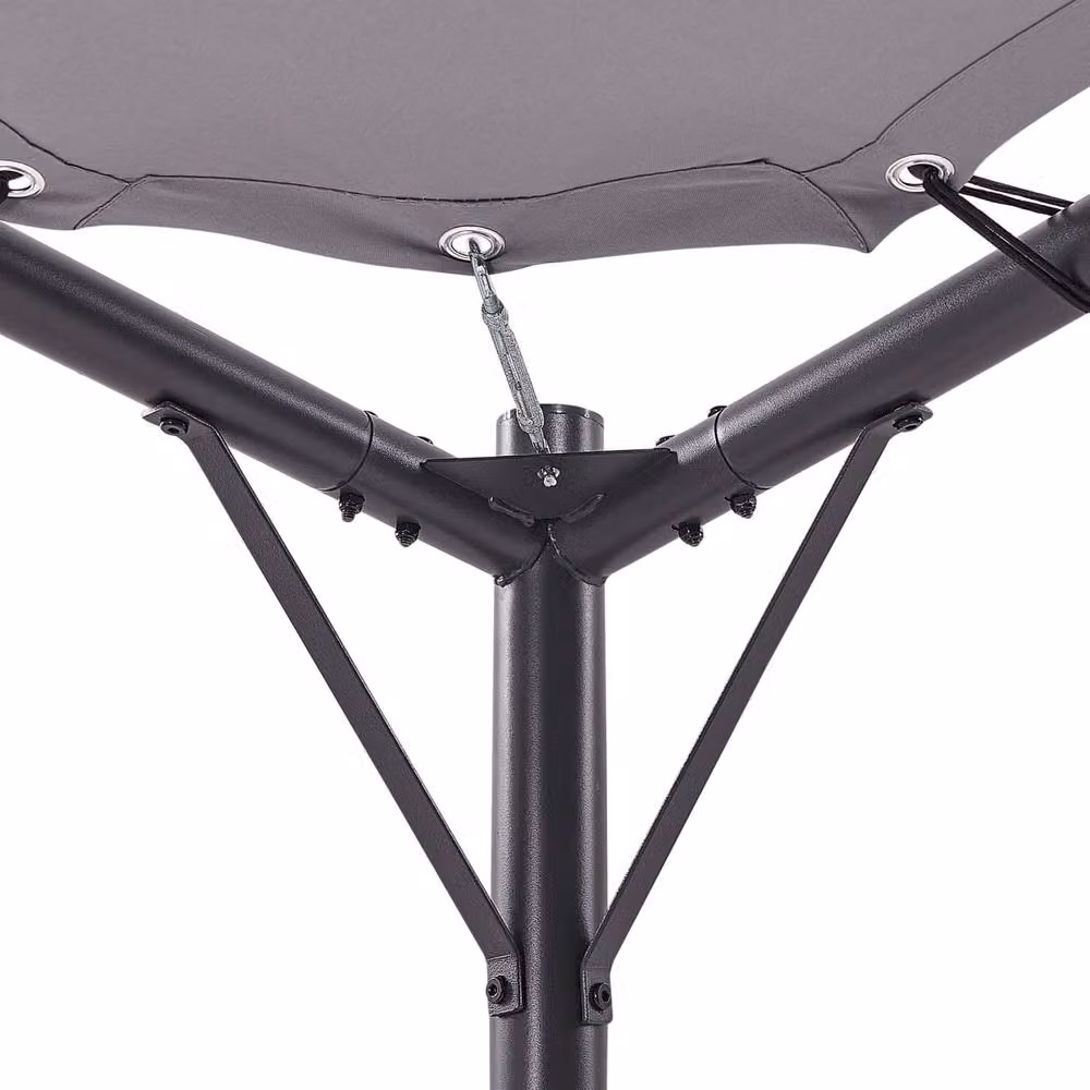 Wyld and Coco Grey Polyester and Steel Modern Pergola W/D: 300 x 300 cm – 3