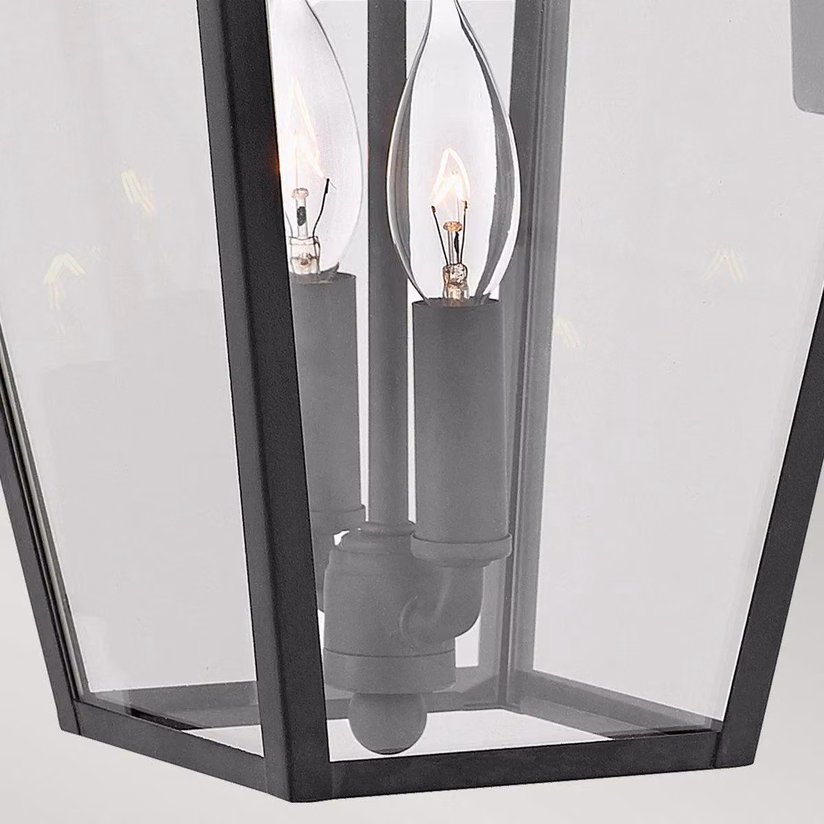 Hinkley Alford Place Outdoor Wall Lantern in Museum Black, IP44 Rated – 3