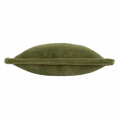 furn Kallu Faux Fur Square Cushion in Green, W/D/H: 45 x 45 x 45 cm – 2