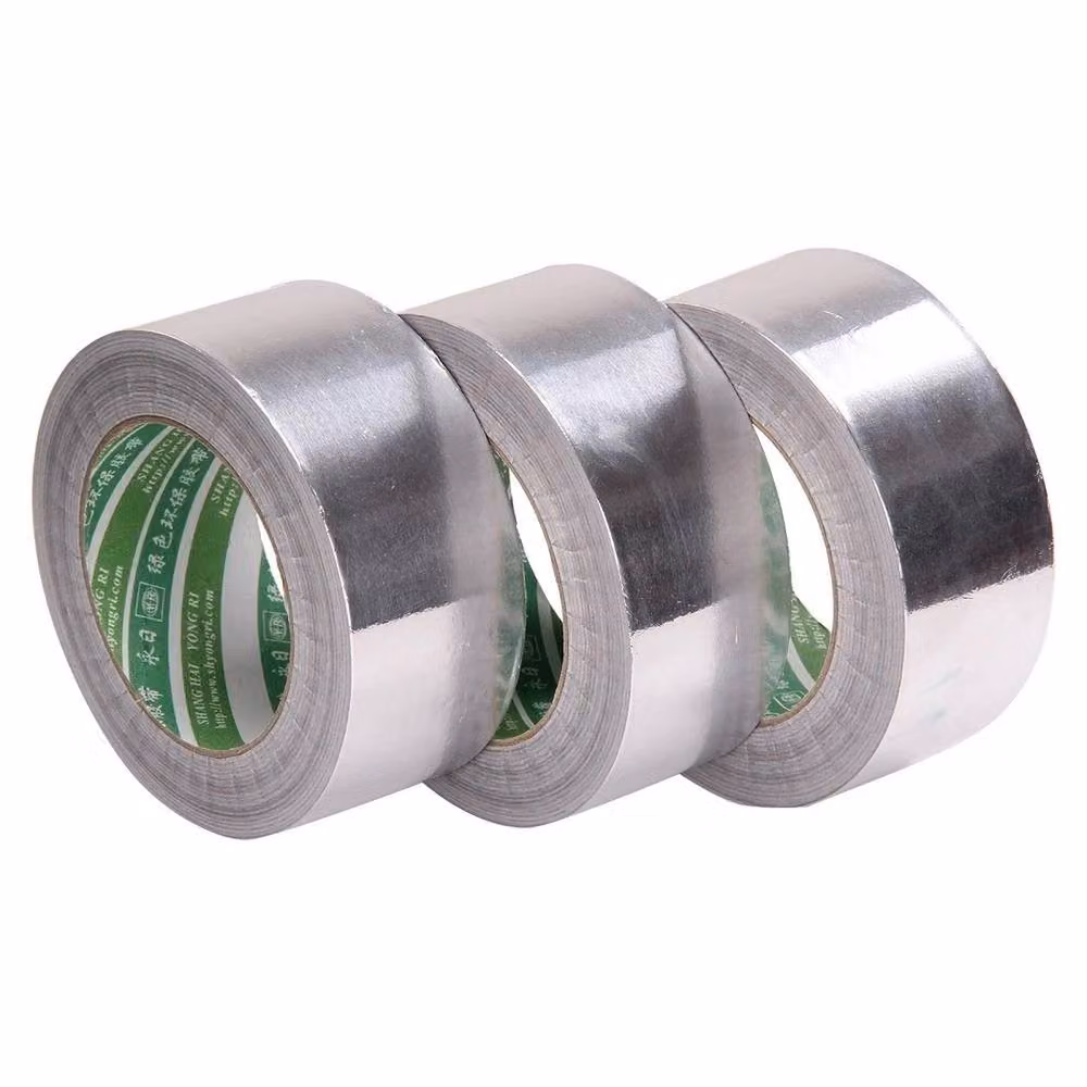 FLAVORA 3 Rolls of Silver Aluminium Foil Tape, Width: 48 mm, Length: 50 m – 2