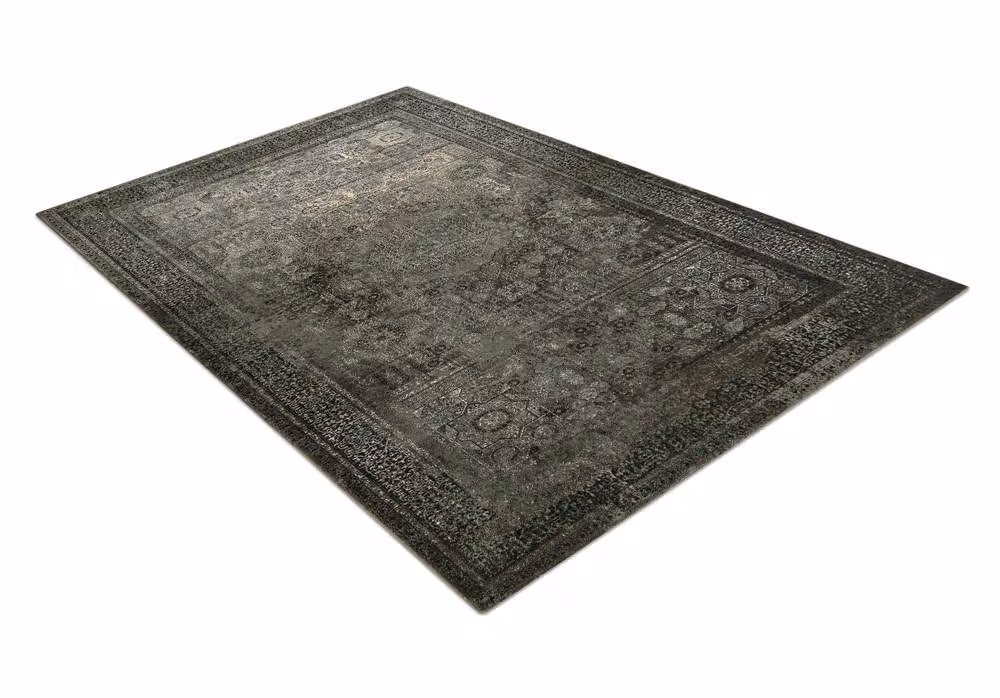 RugsX Wool Omega Vintage Rug in Green, W: 200 cm, D: 300 cm – 2