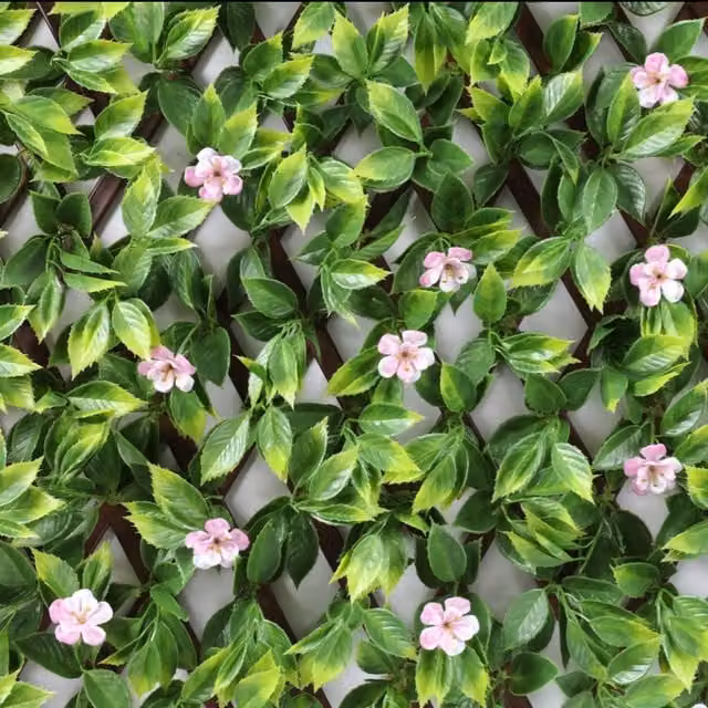 Samuel Alexander Japanese Cherry Artificial Hedge Privacy Screen, Green, W/H: 2 x 1 m