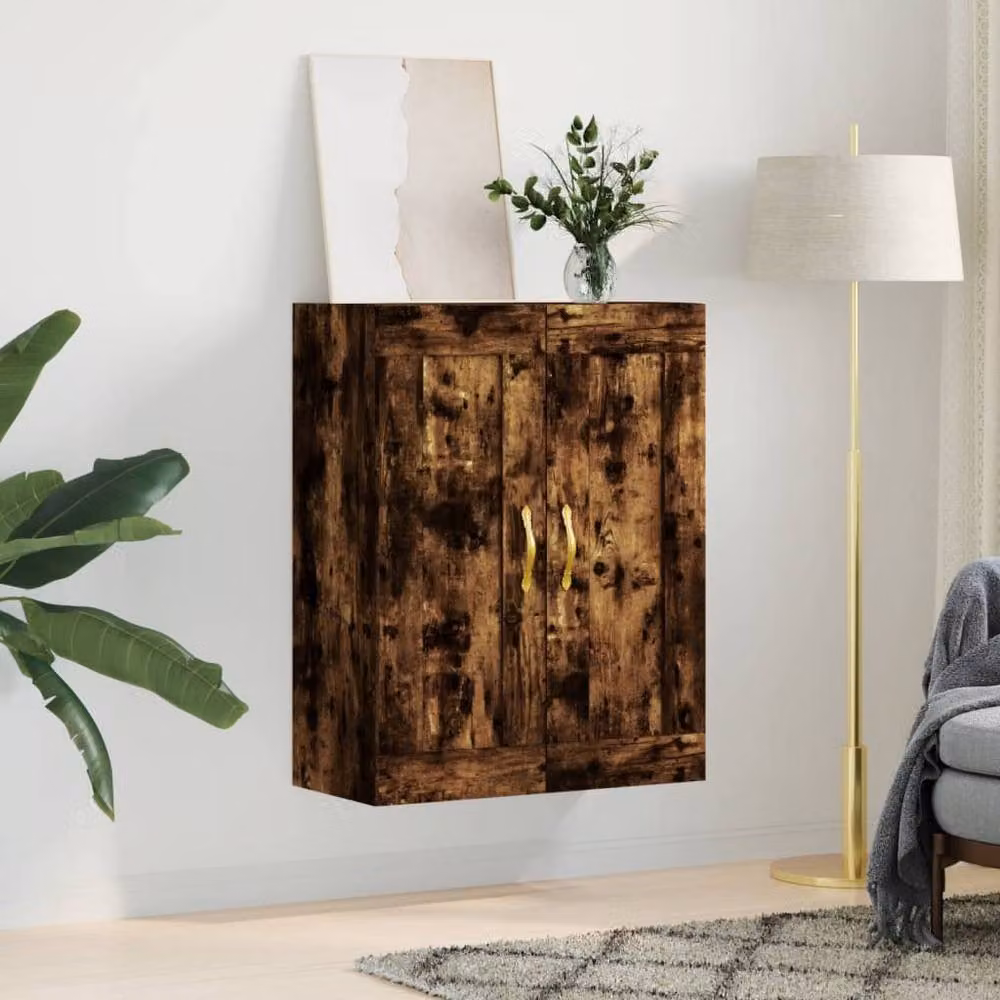 Berkfield Home Wall Mounted Cabinet in Smoked Oak Brown, W/D/H: 69.5 x 34 x 90 cm – 3