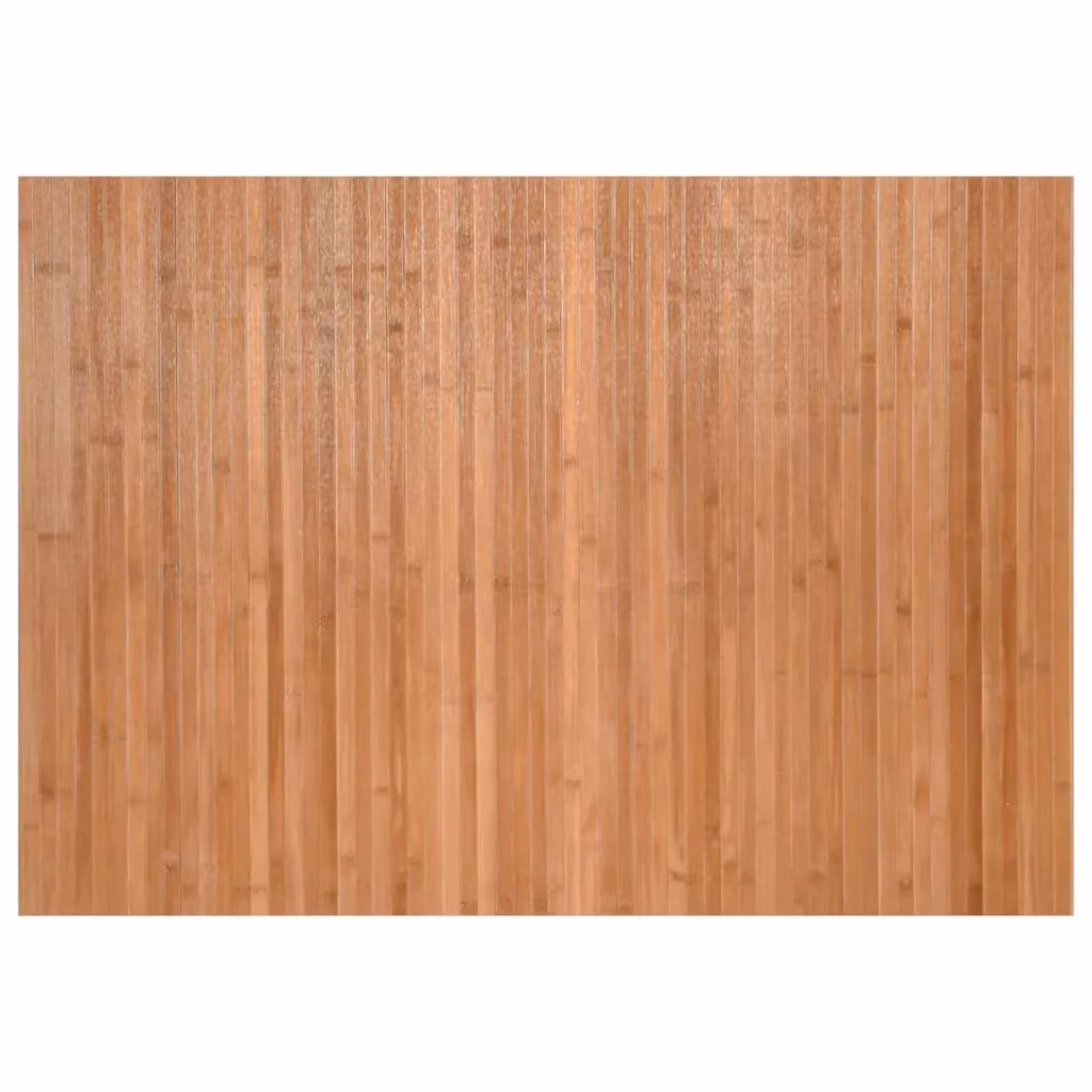 Berkfield Home Rectangular Bamboo Rug in Brown, W: 70 cm, L: 200 cm – 1