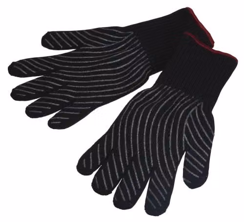 MasterClass Professional Non-Slip Silicone Oven Gloves in Black and Multicolour