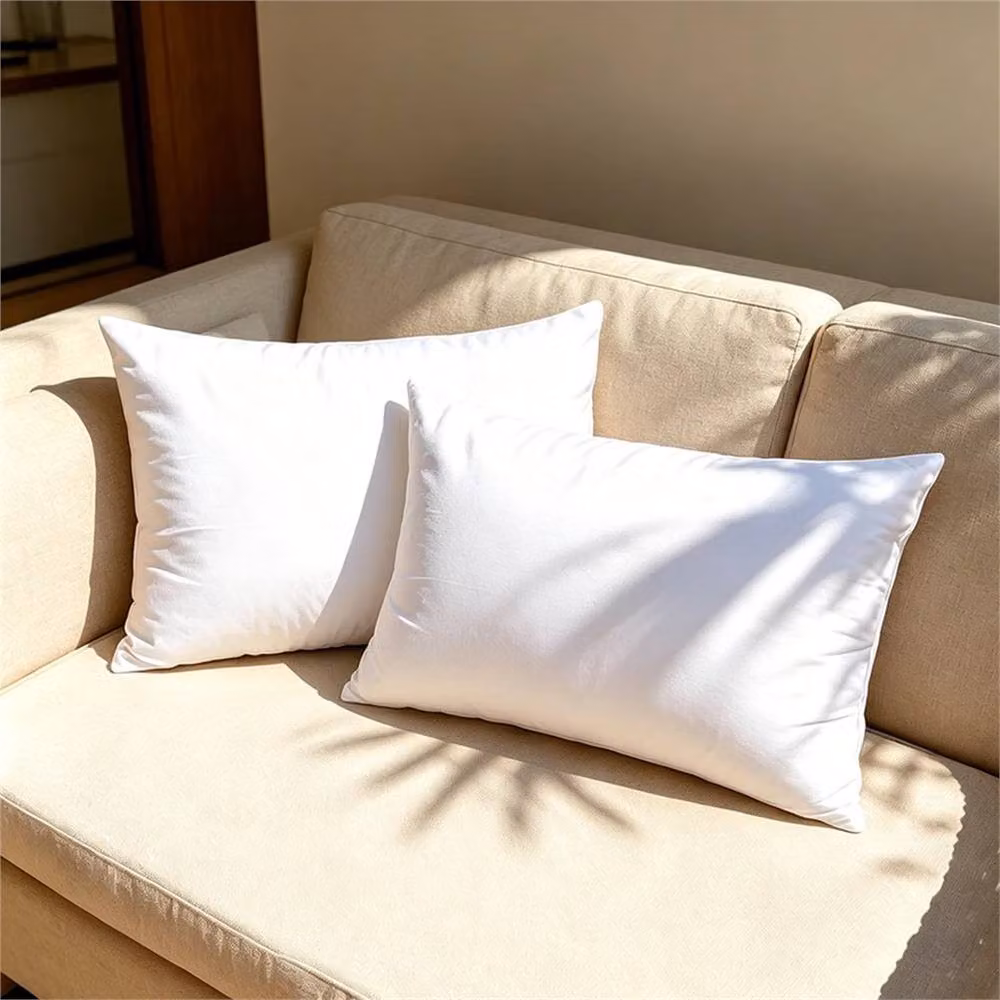 NESTLUNE 6-Piece Extra Deep Cushion Pad Inserts in White, W/D: 50 x 35 cm – 3