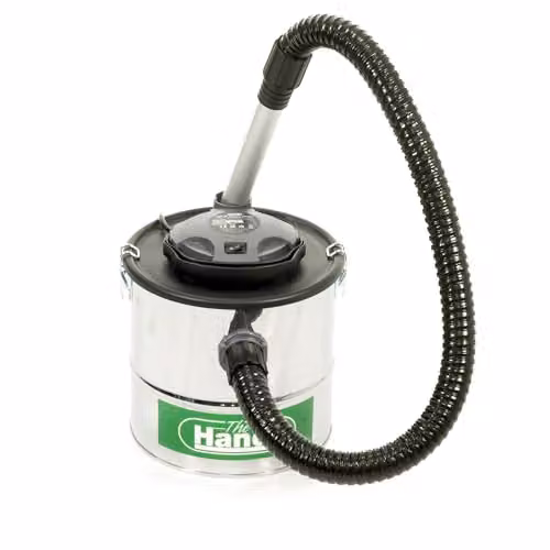 The Handy THAV80010L 800W 10 Litre Stainless Steel Ash Vacuum Cleaner in Silver