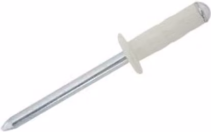JRP Riveting Products White Aluminium and Steel Dome Head Multigrip Rivets, 4.8 x 15mm