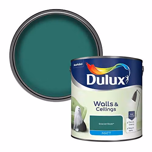 Dulux Matt Emulsion Paint, Green, 2.5 l