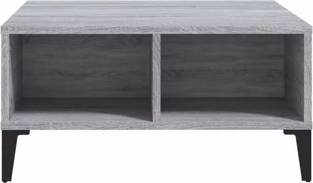 Berkfield Home Modern Square Coffee Table in Grey Sonoma, W/D/H: 60 x 60 x 30 cm – 1