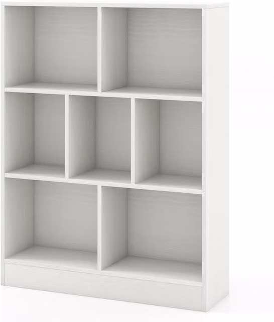 COSTWAY 7-Cube Freestanding Storage Organiser in White