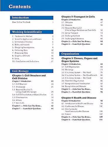 CGP AQA GCSE Combined Science Biology Student Book with Online Edition, Videos and Answers – 2