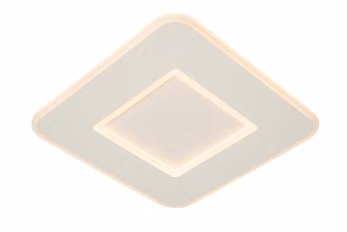 Lucide Axelle White LED Flush Ceiling Light with Dimmable Warm White 2700K 24W – 1
