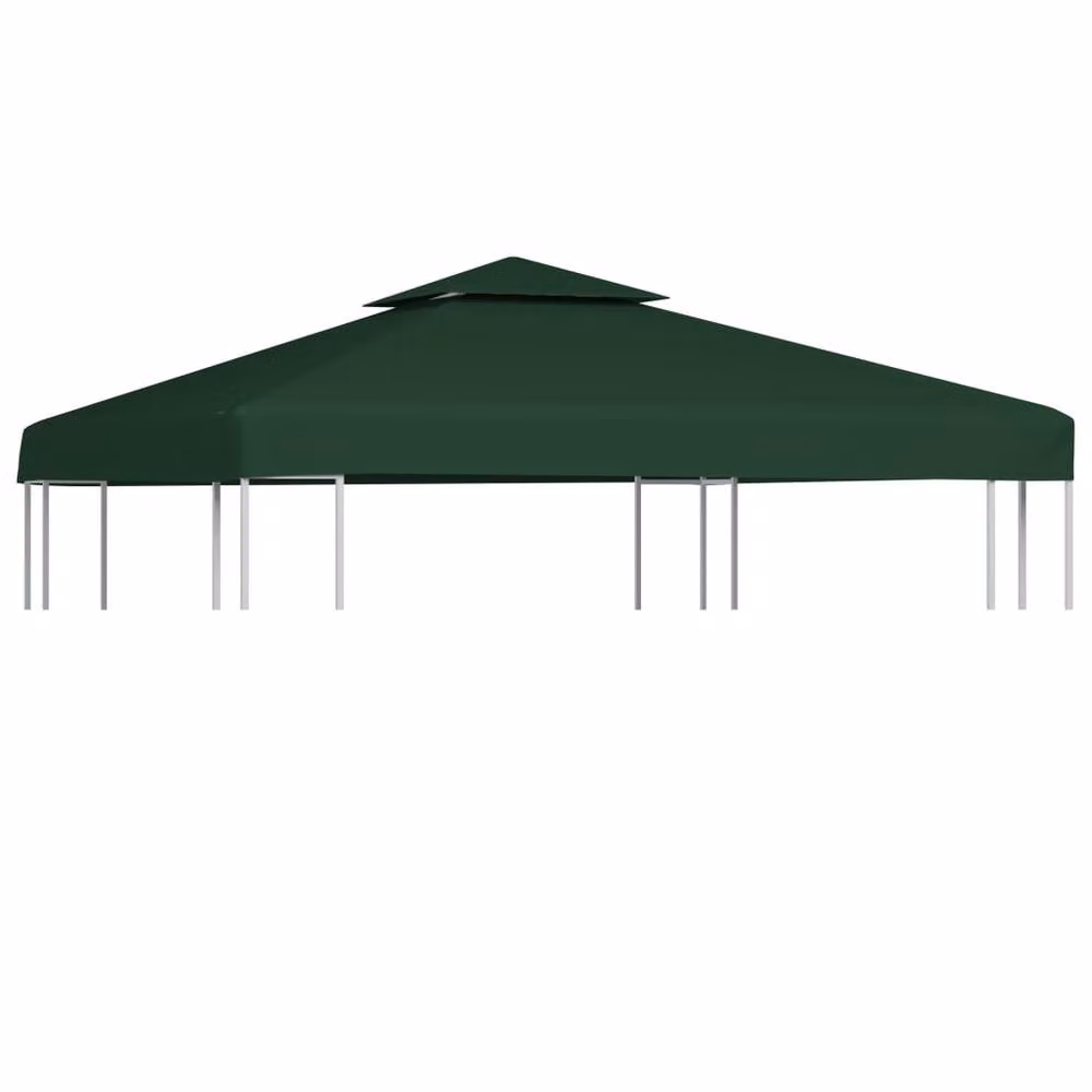 Berkfield Home Green PVC-Coated Gazebo Canopy Replacement, W x D: 3 x 3 m – 2