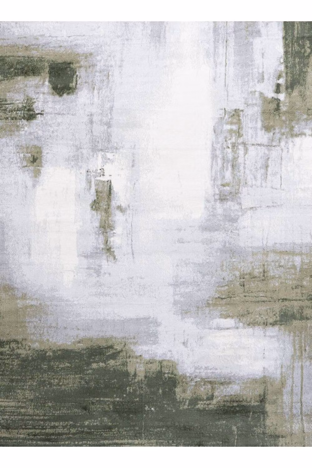 THE RUGS Elaris Stain Resistant Abstract Distressed Living Room Area Rug in Green, W: 160 cm, L: 230 cm – 2