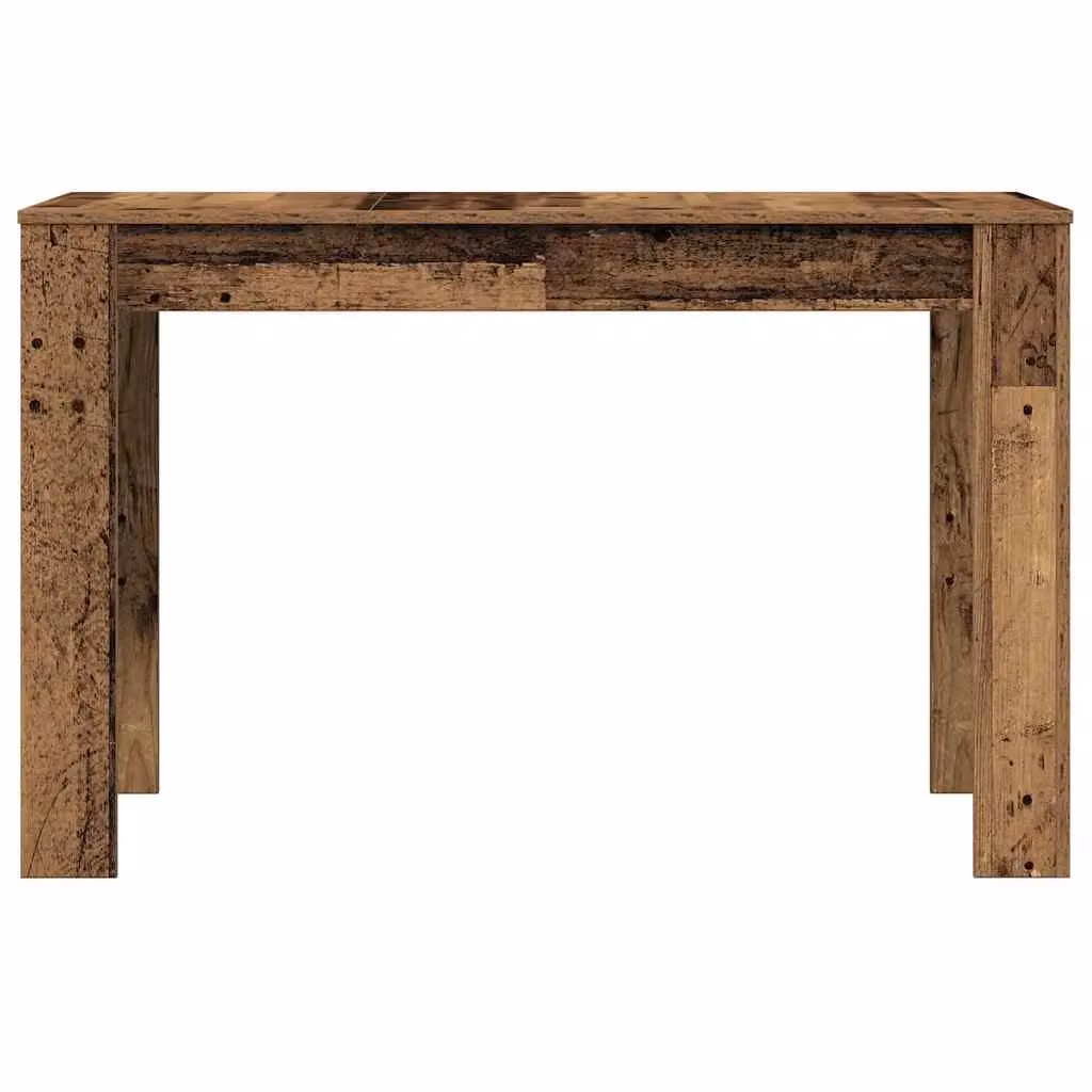Berkfield Home Rustic Brown Rectangular Dining Table in Engineered Wood W/D/H: 120 x 60 x 76 cm – 3