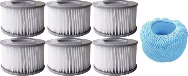 mspa Grey and White Cartridge Filter for Hot Tub Filtration