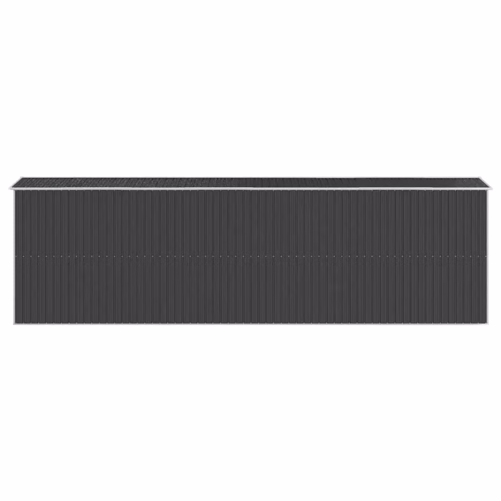 Berkfield Home Anthracite and Black Galvanised Steel Garden Shed with Sliding Gable Doors W/D/H: 192 x 689 x 223 cm – 4