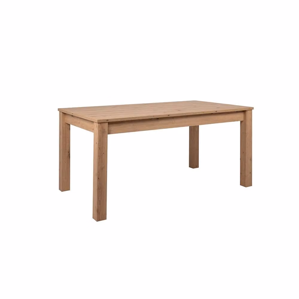CALICOSY Bergen Extendable Rectangular Dining Table in Light Oak – 3