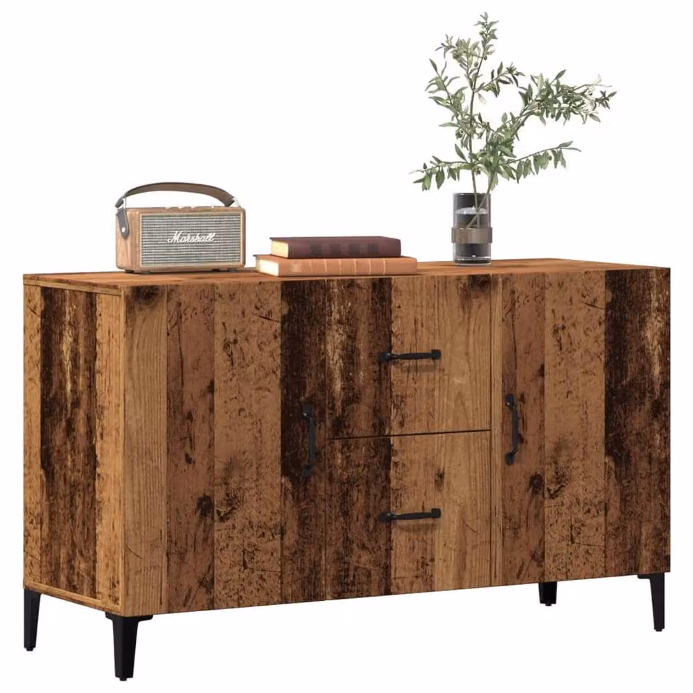 Berkfield Home Industrial Sideboard in Brown Engineered Wood W/D/H: 100 x 36 x 60 cm – 2
