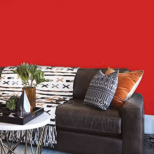 Johnstone's Washable Matt Wall and Ceiling Paint in Red, 2.5L – 4