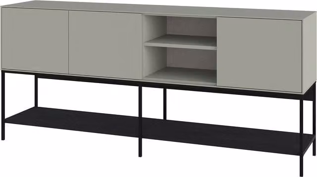 Decortie Amira Modern Sideboard Cabinet in Green, Width: 180 cm