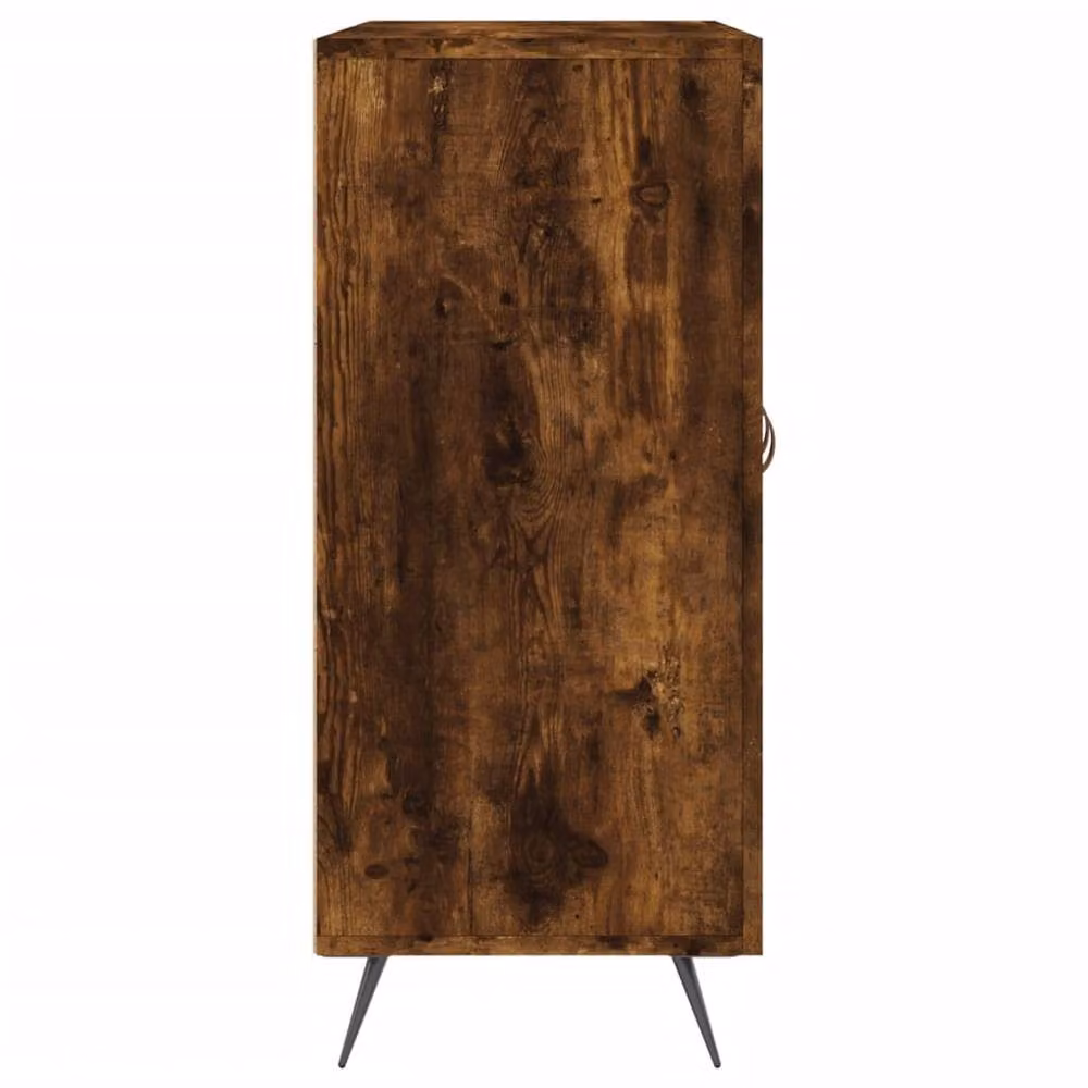 Berkfield Home Smoked Oak Sideboard in Brown, W/D/H: 90 x 34 x 80 cm – 4