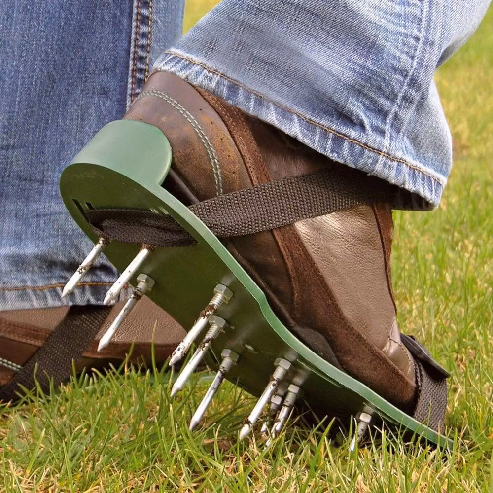 Havendro Green Lawn Grass Aerator Spikes Sandals for Adults, W/D/H: 30 x 13 cm – 2