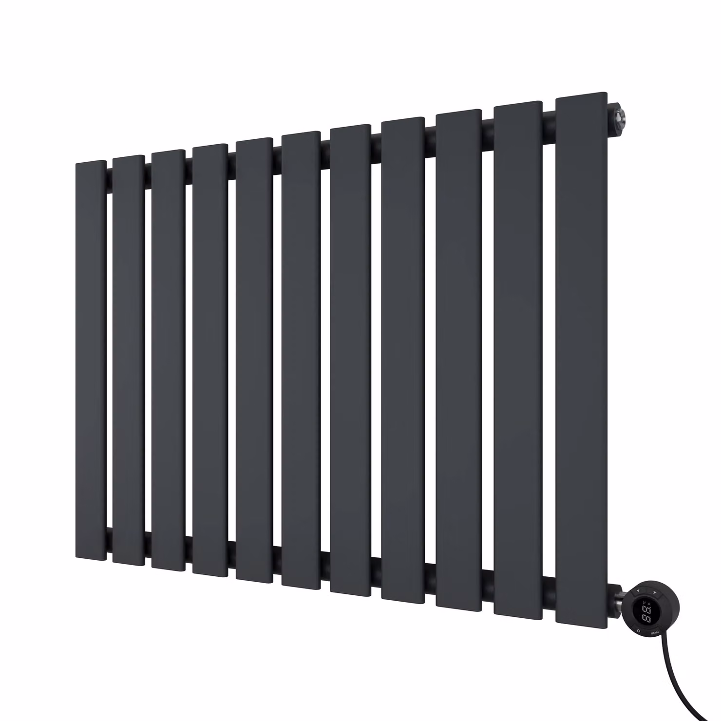 Agadon Lola Electric Designer Panel Radiator in Dark Grey, W/H: 120.8 x 60 cm – 2