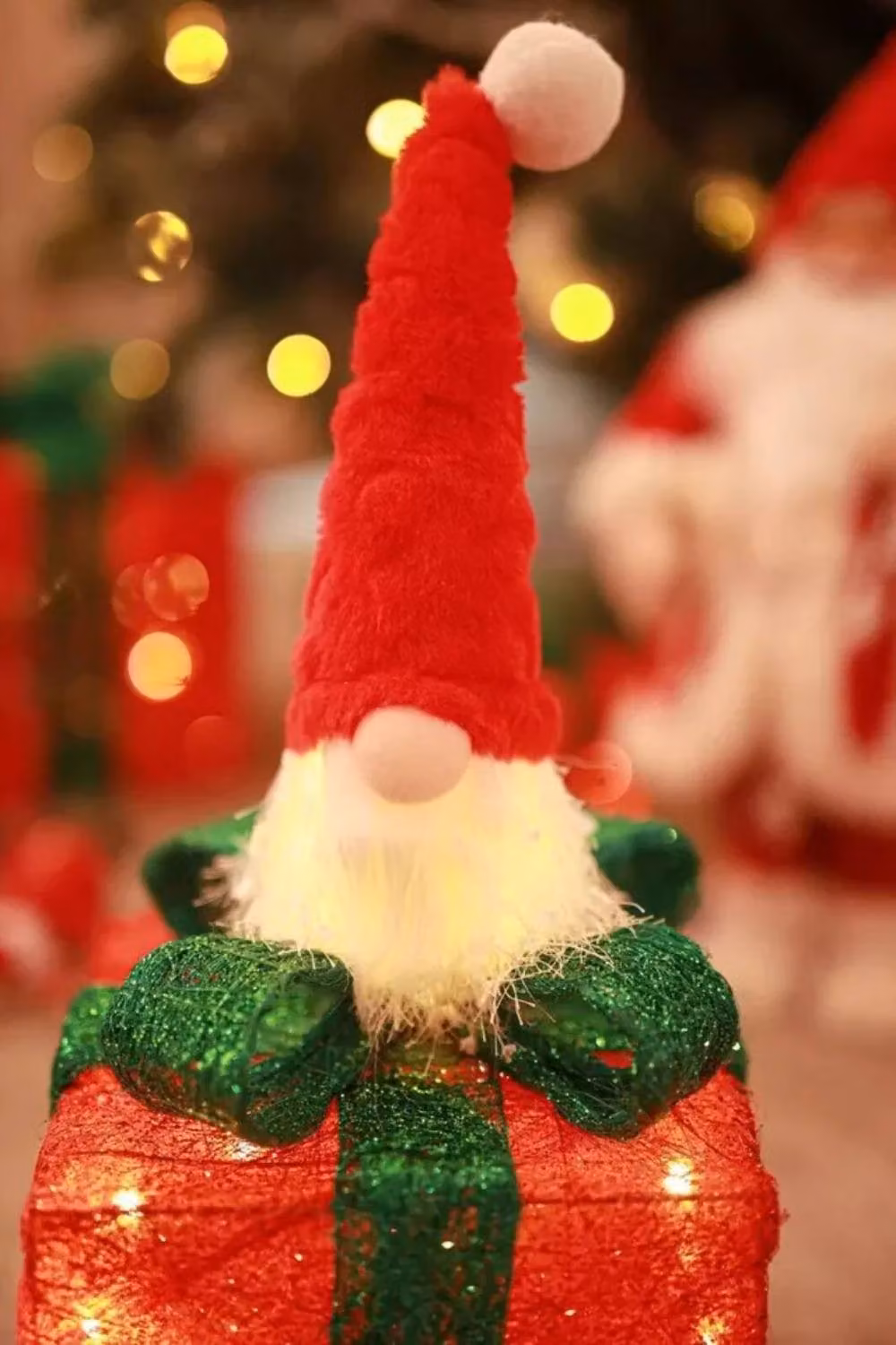 Marco Paul Pre-Lit Red Gonk Tabletop Christmas Decoration – 2