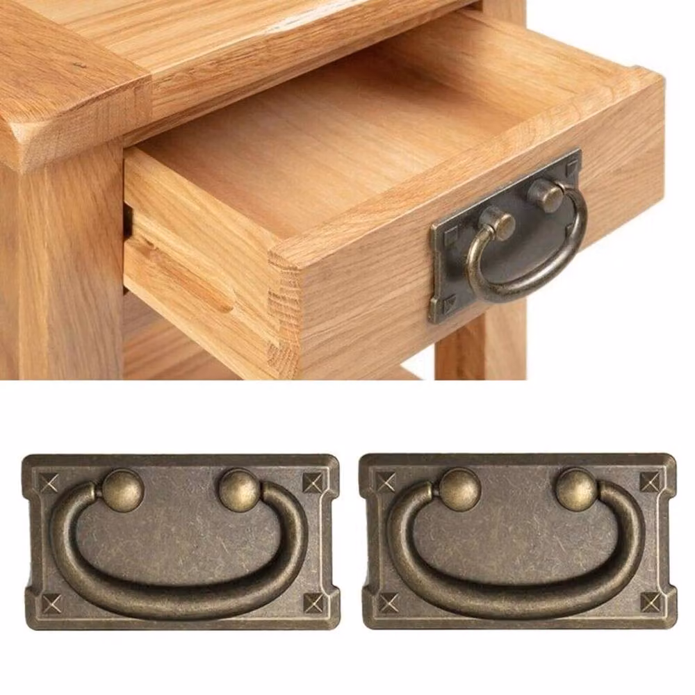 PAWNORA Zinc Furniture Replacement Handles, 4 Pack, Bronze – 3