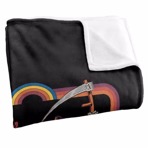 Steven Rhodes Tag You're It Super Soft Fleece Throw Blanket, Multicolour, W/H: 91 x 147 cm – 7