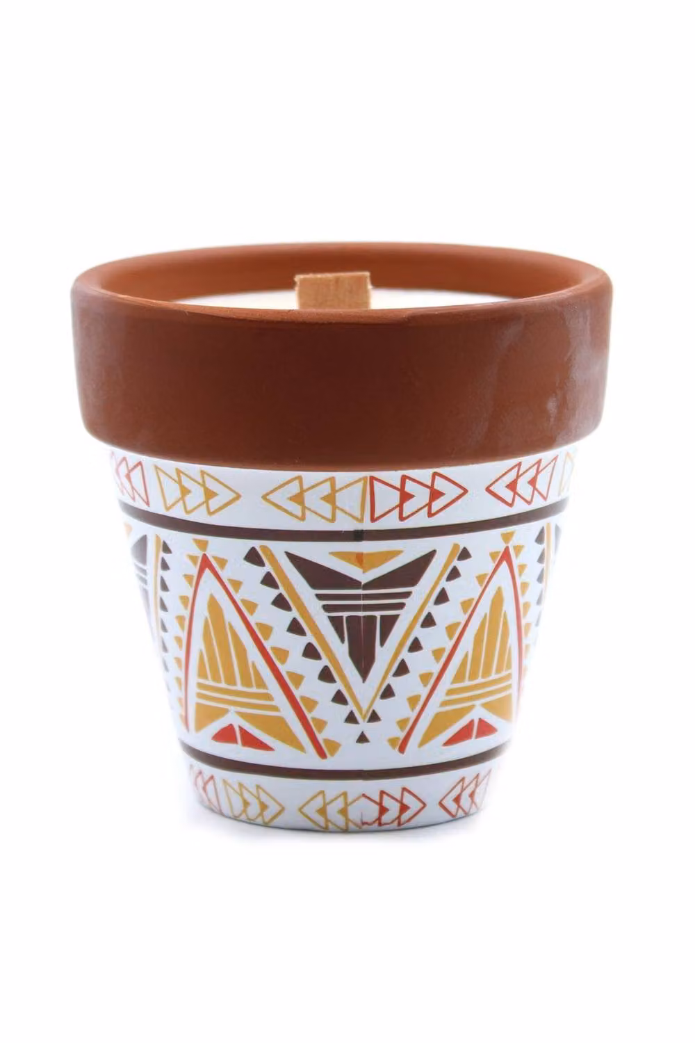 Agnes & Cat Sage Herb Garden Soy Candle with Wooden Wick in White – 2