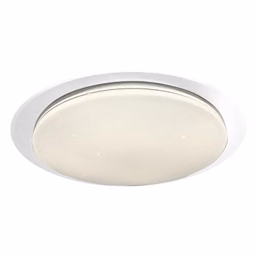 Milagro Ontario 24W Dimmable LED Ceiling Light, White, Diameter: 40 cm – 1