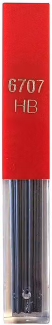 Caran d'Ache Polymere 0.7mm HB Graphite Leads, 12 Pieces, Multicolour