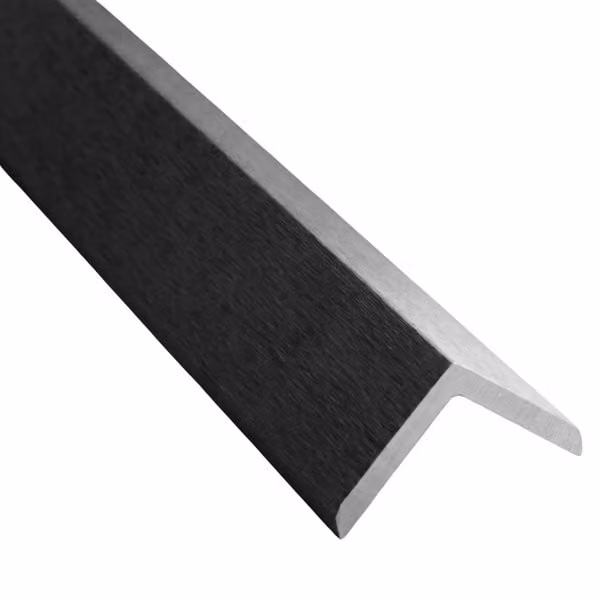 Timbosite Classic Decking Edging Trim, Light Grey, W/D/H: 55 x 55 x 3660 mm