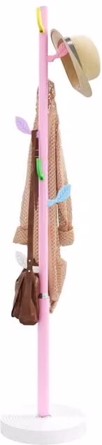 Berkfield Home Pink Post Tree Coat Stand with Distributed Point Hooks, Height: 172 cm – 1