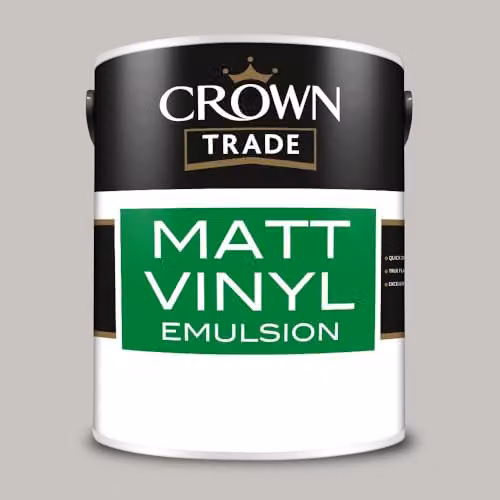 Crown Trade Matt Vinyl Dispersion Paint in Cloudburst Multicolour, 5 l – 2