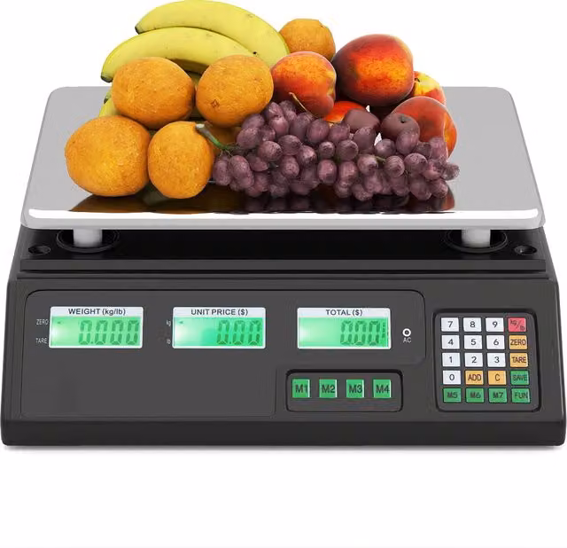 Costway Digital Commercial Food Scale in Black